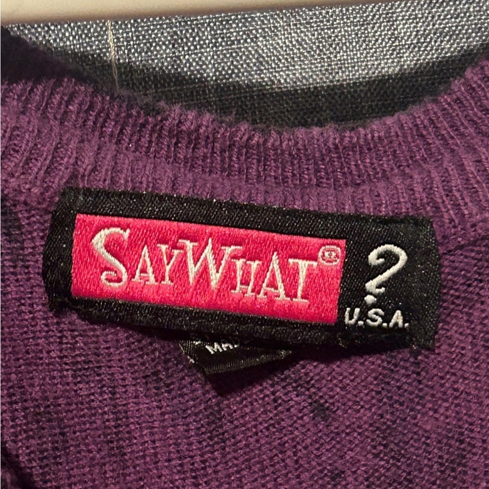 SayWhat sweater - Picture 2 of 2